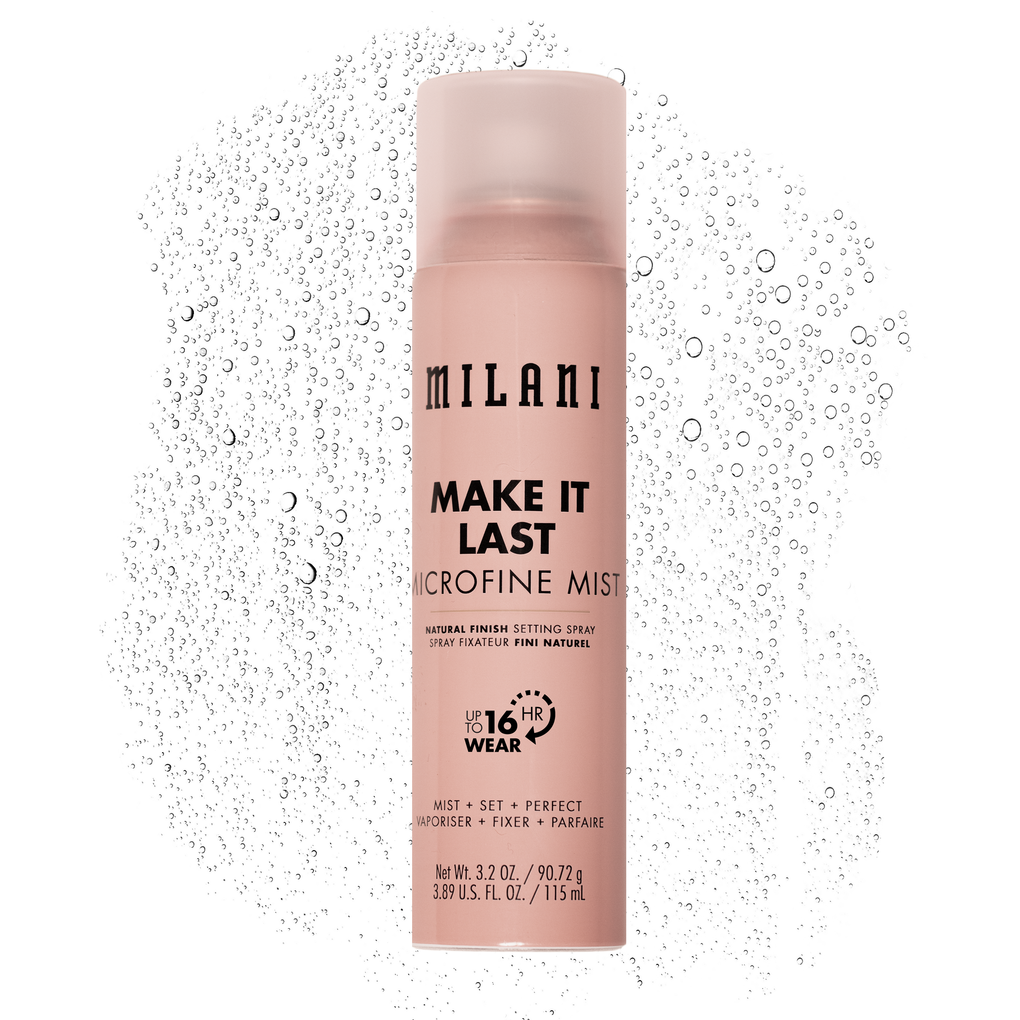 Milaniミラーニメイクイットラスト セッティング スプレープライマ60ml Make It Last Microfine Mist Setting Spray