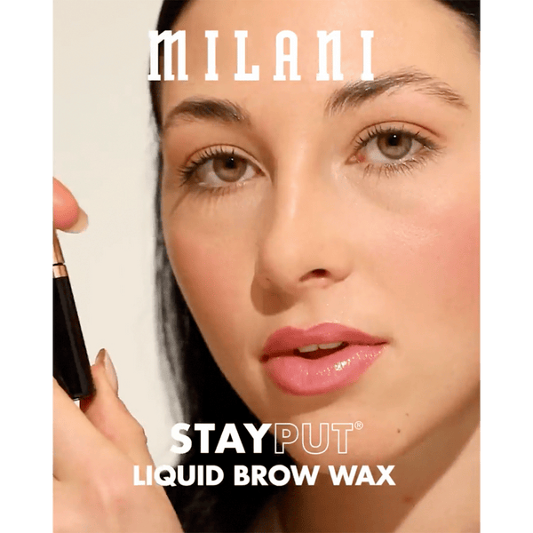 milani lily white eyeshadow Stay Put Liquid Brow Wax