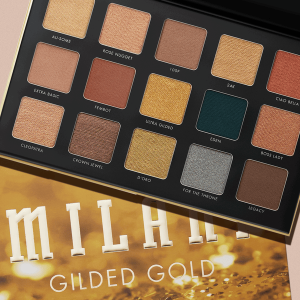 milani lily white eyeshadow Gilded Eyeshadow Palettes