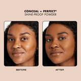 conceal perfect shine proof powder before after deep 