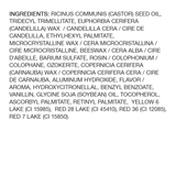 Color statement red label packaging