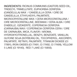 color statement lipstick burnt red packaging