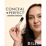 Demonstration video for: Conceal + Perfect Longwear Concealer