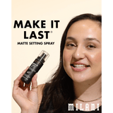 Demonstration video for: Make It Last Matte - Matte Finish Charcoal Setting Spray