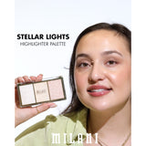 Demonstration video for: Stellar Lights Highlighter Palette - Rose Glow