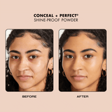 conceal perfect shine proof powder before after medium