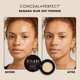 blur out powder banana