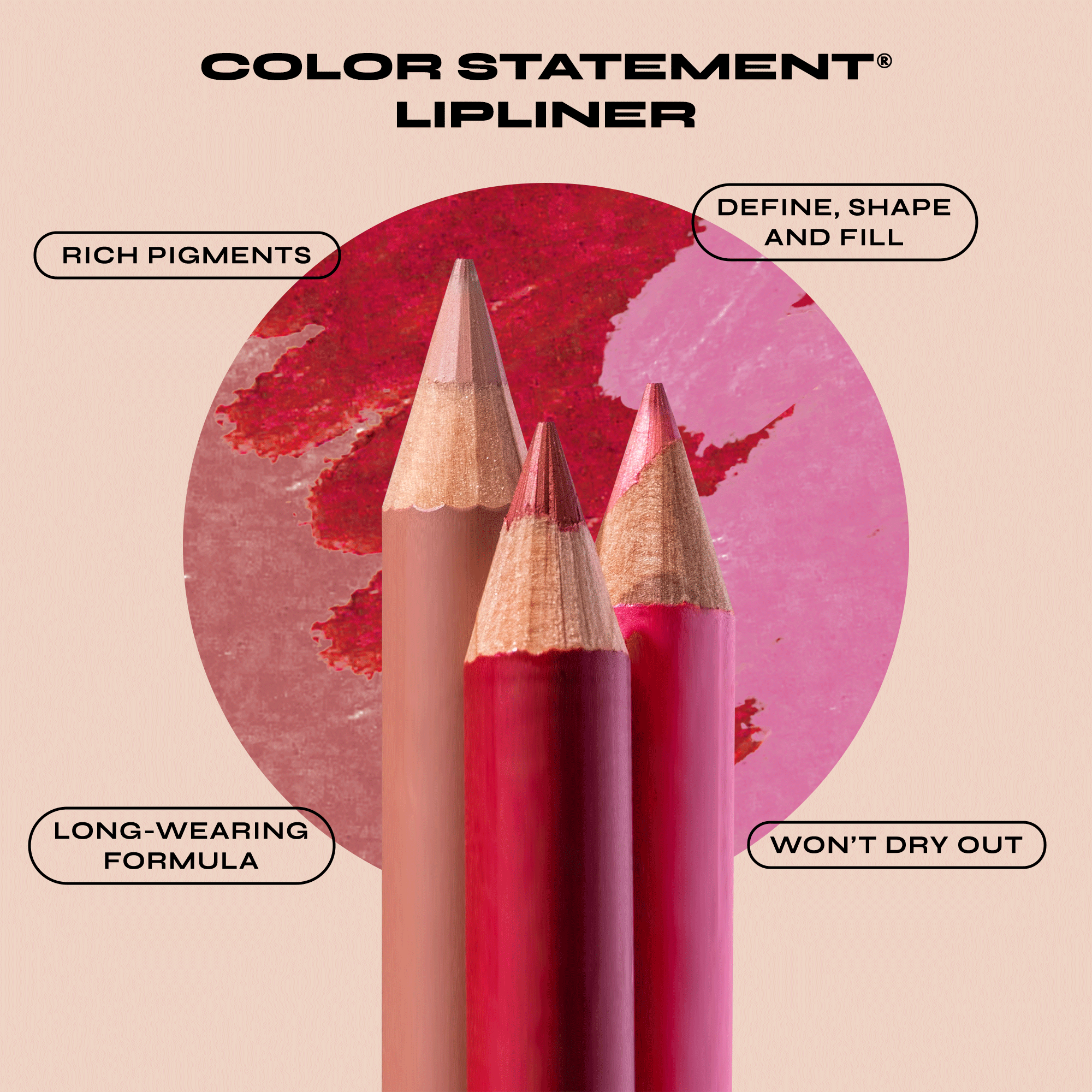 Color Statement Lip Liner Matte Lip Liner Pencils Milani