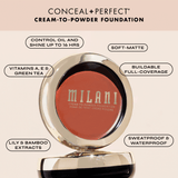 Conceal + Perfect Smooth Finish Cream To Powder