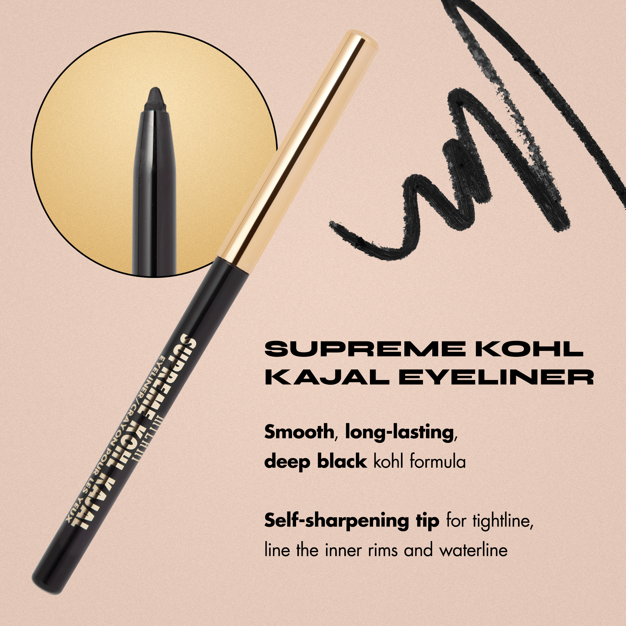 Supreme Kohl Kajal Eyeliner Milani