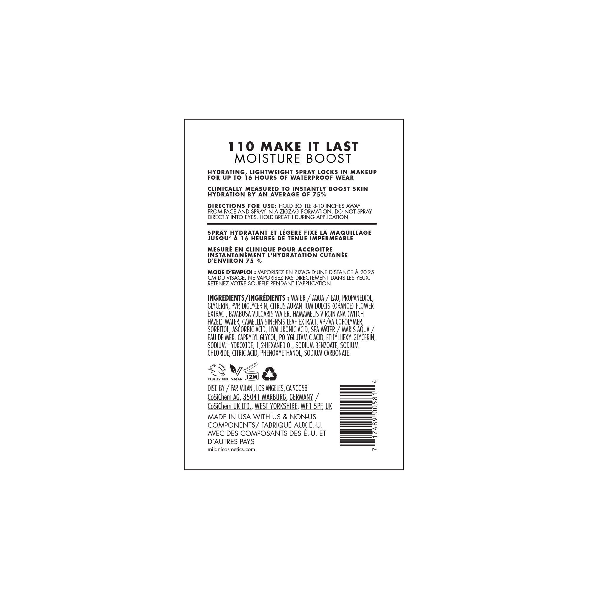 Make It Last Moisture Boost Alcohol-Free Setting Spray