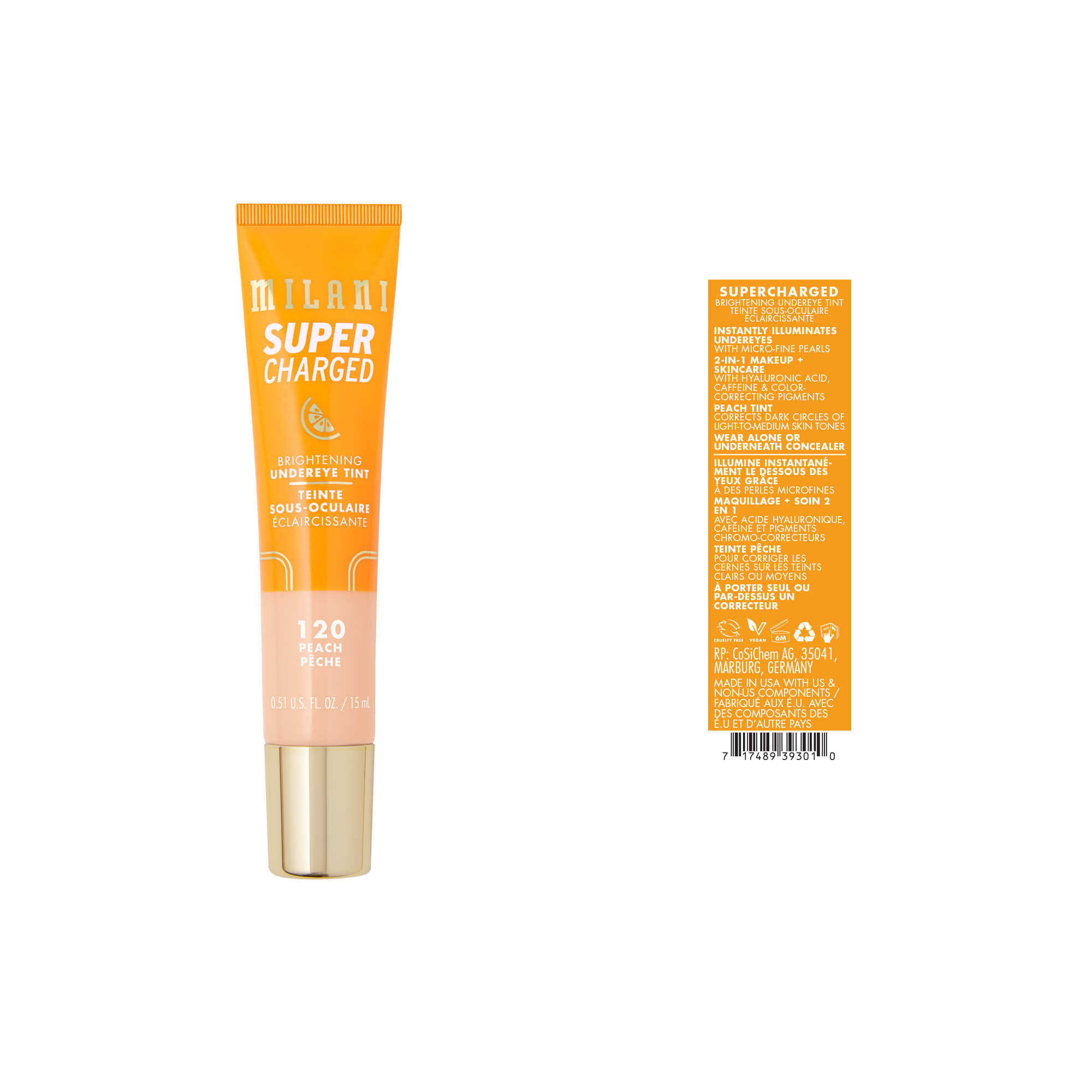 Supercharged Brightening Undereye Tint Illuminate Undereyes Milani