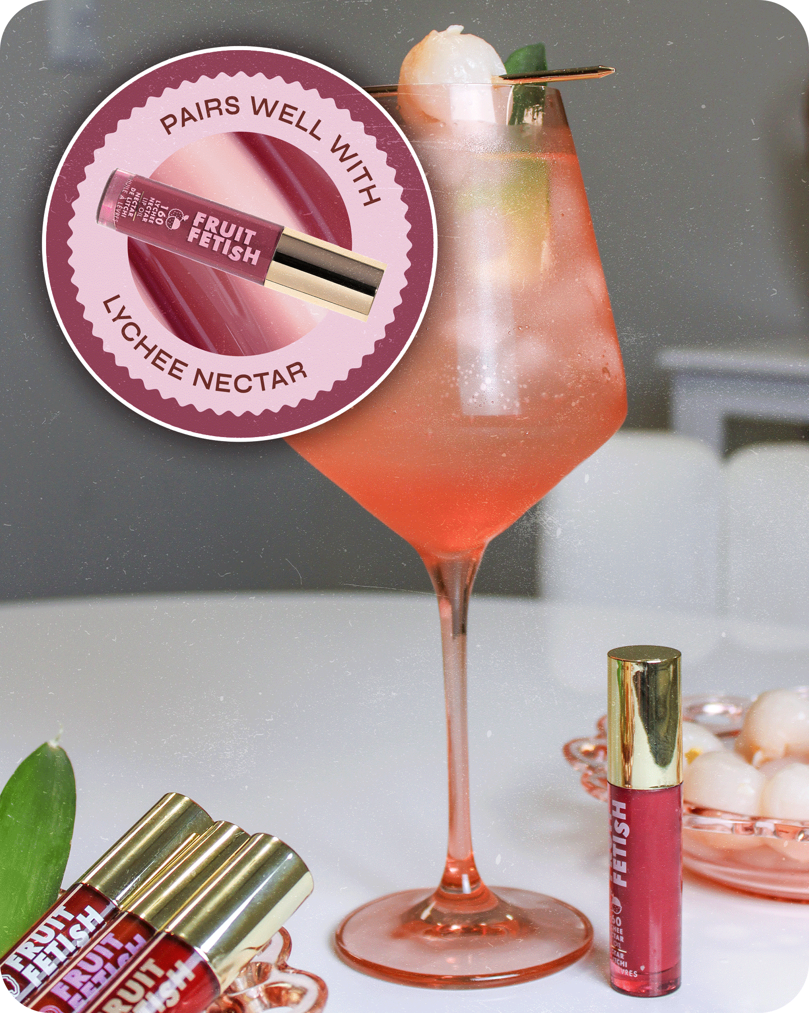 pairs well with lychee nectar 