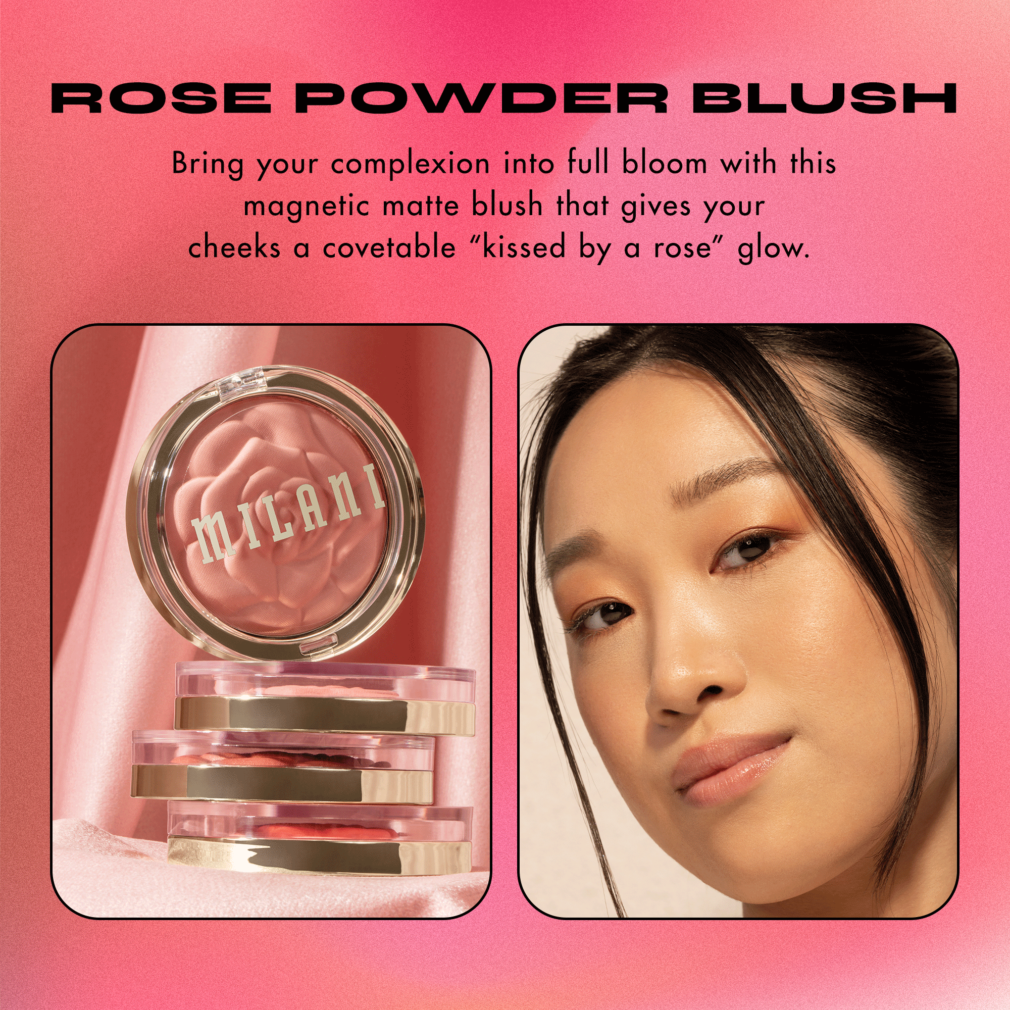 Rose Powder Blush Milani Cosmetics